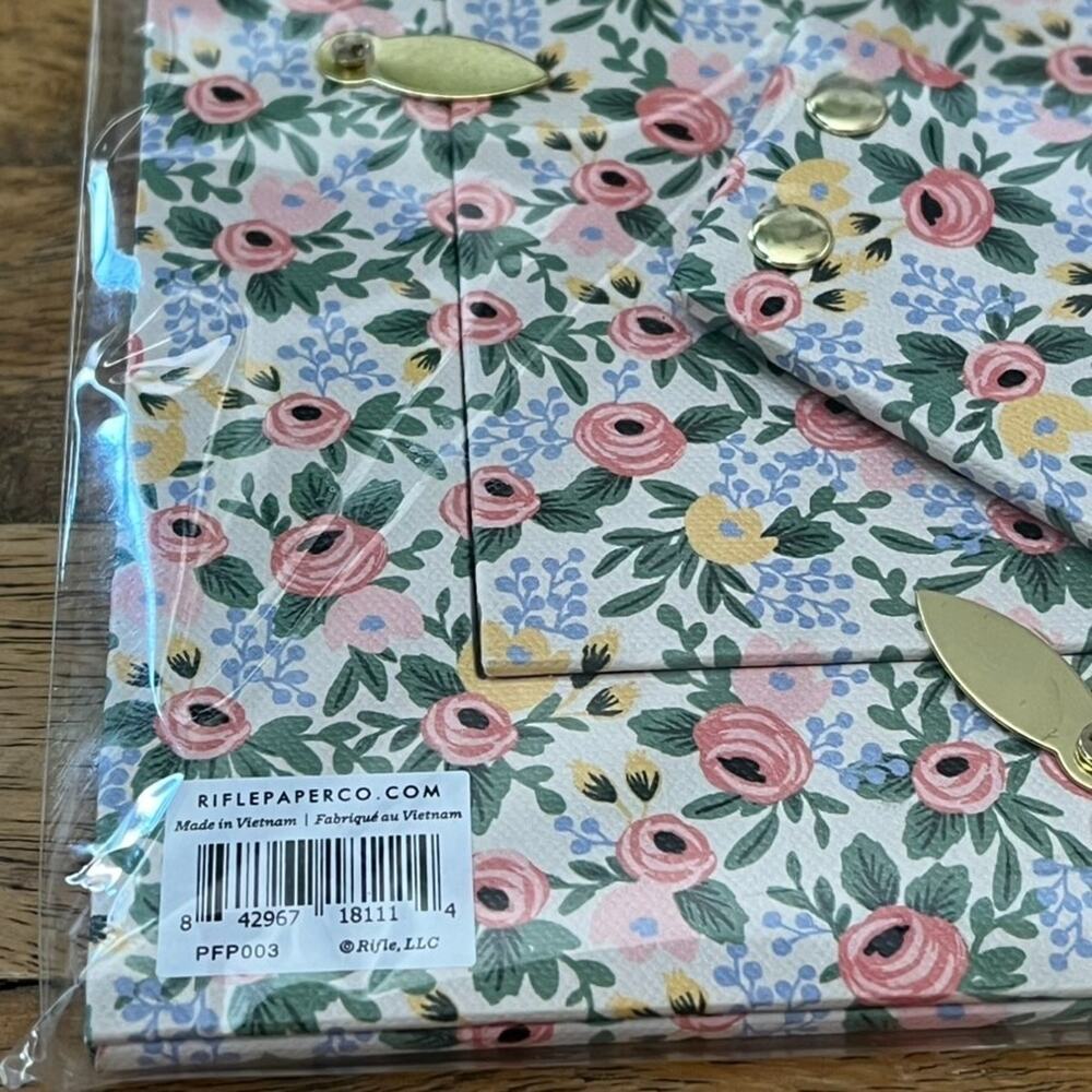 Rifle Paper Co Wrapped Picture Frame Pink Floral 4x6 in NEW - Picture 5 of 9